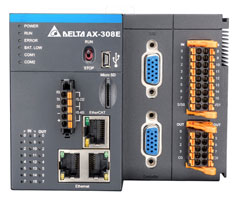 Программируемые контроллеры Delta AX-300 с монтажом на DIN-рейку поддерживают среду разработки CODESYS